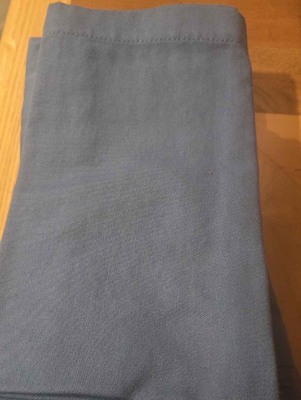 Lands' End Blue Dining Napkins And Table Cloth